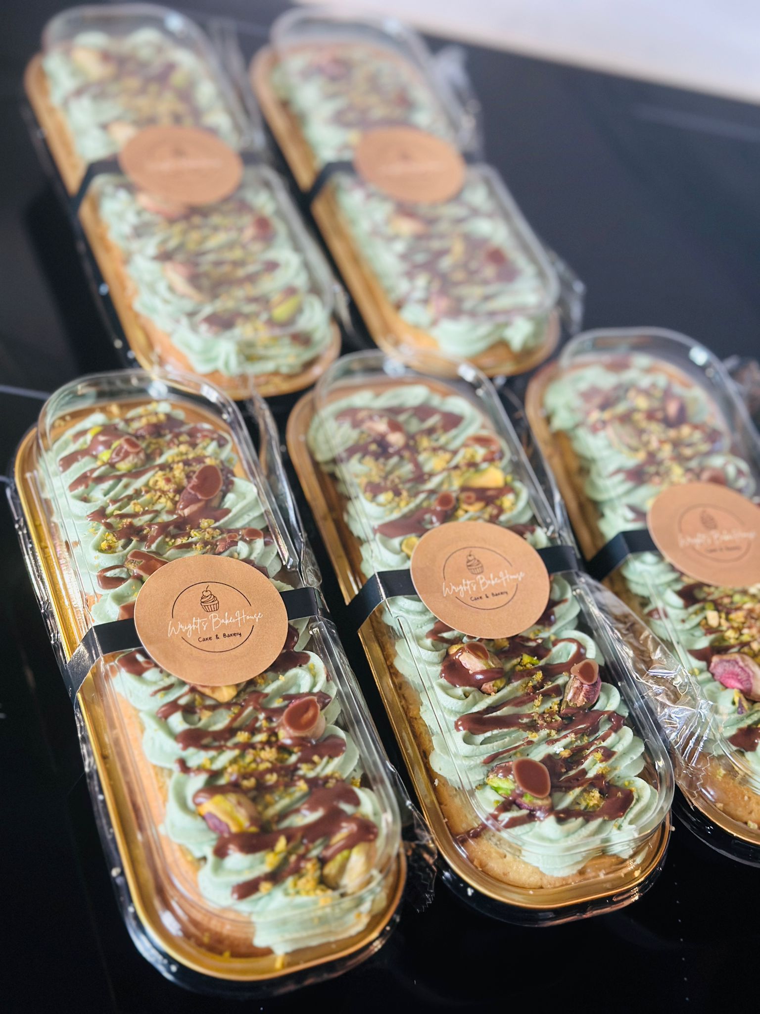 Beautiful birthday cake with fondant decorations